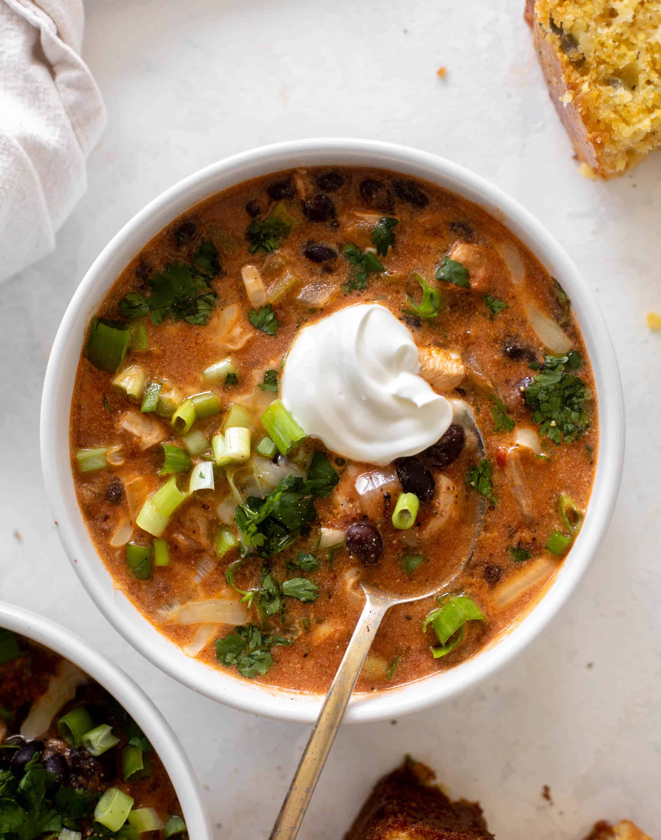 black bean chicken chili