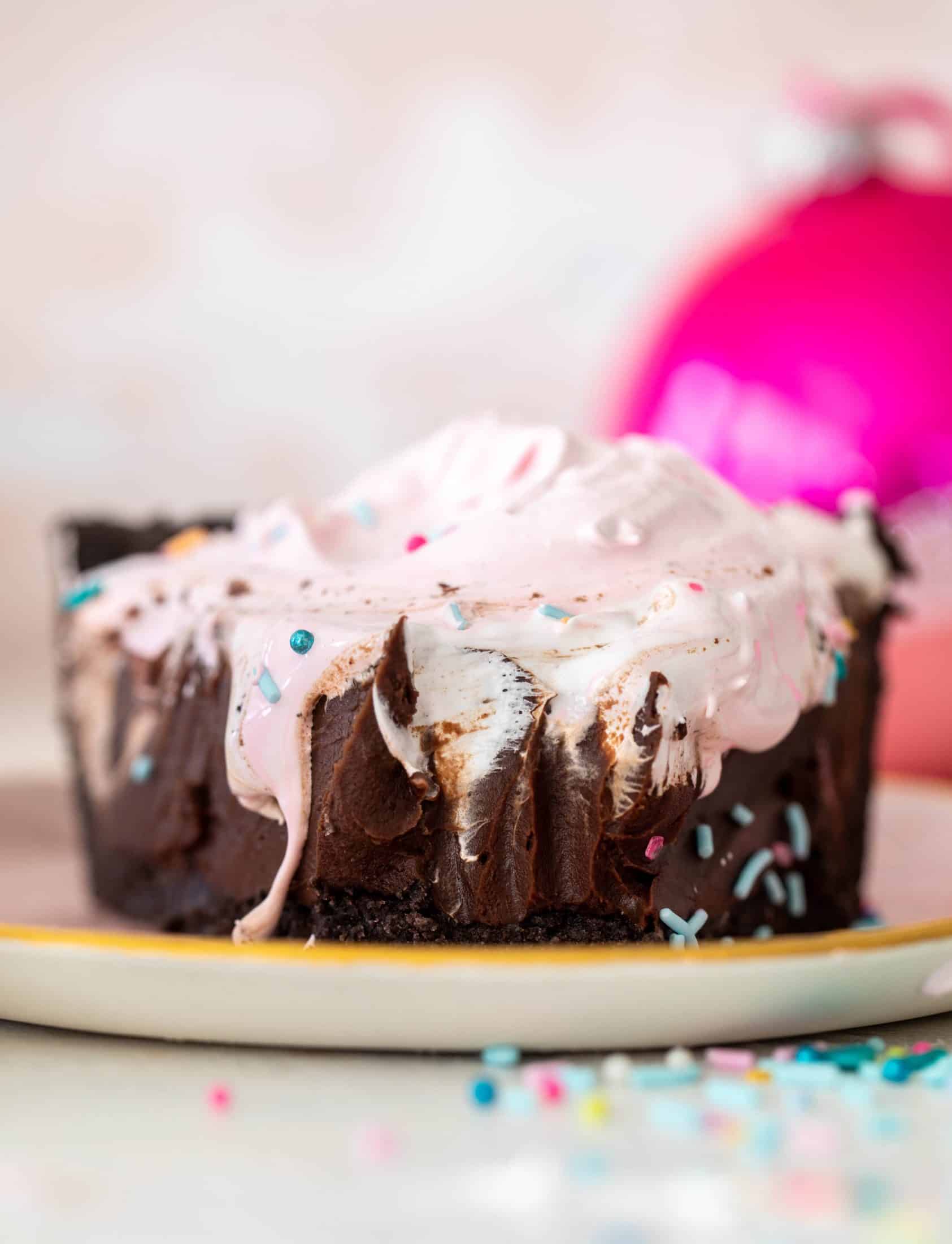 chocolate peppermint pie