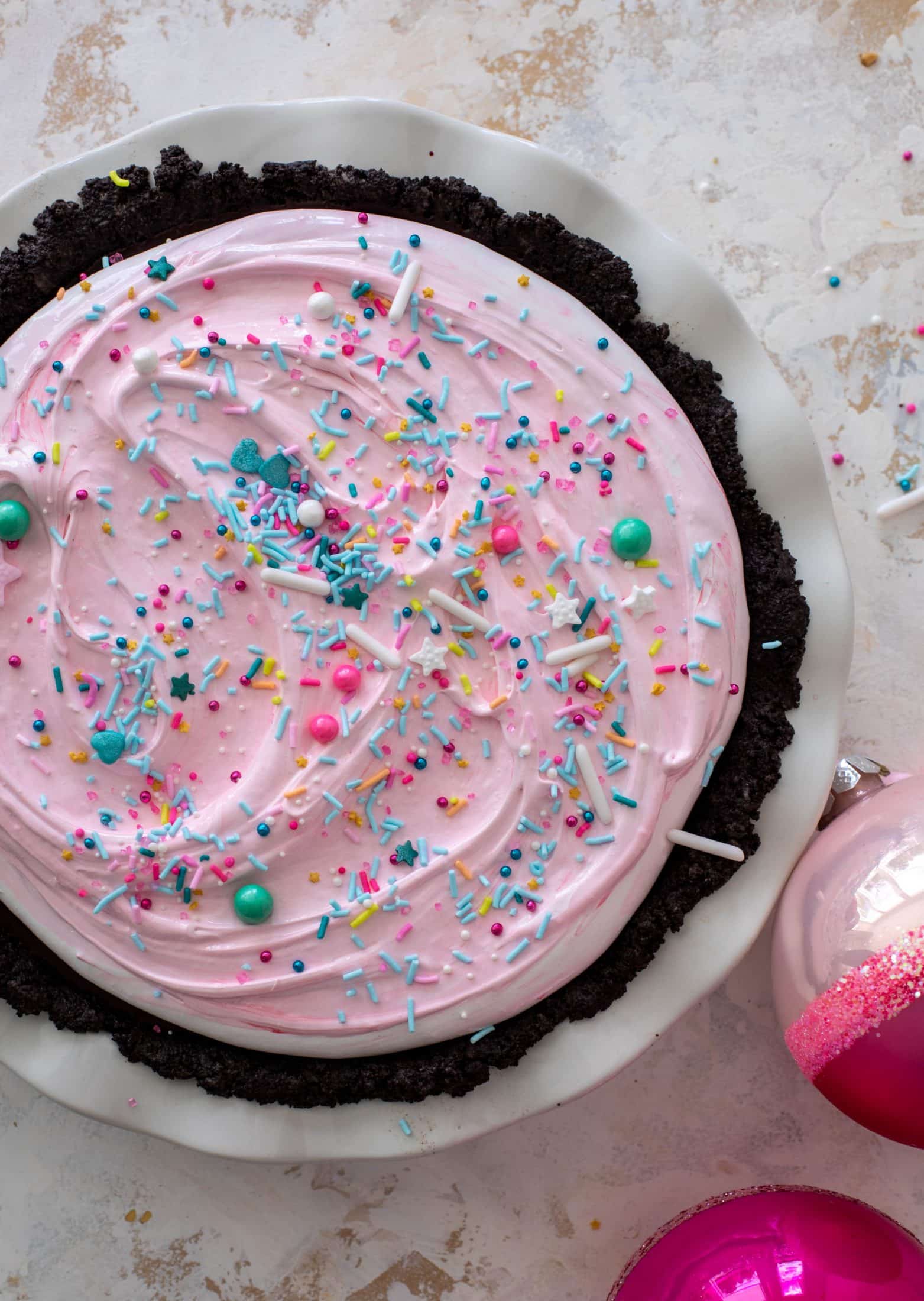 chocolate peppermint pie