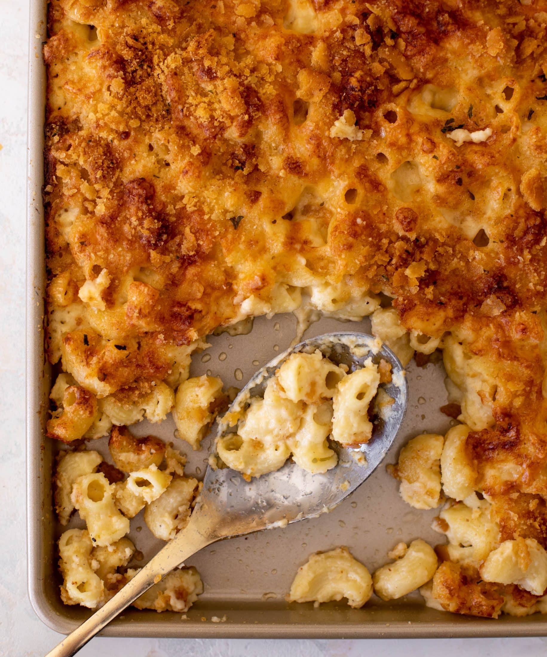 sheet pan mac and cheese