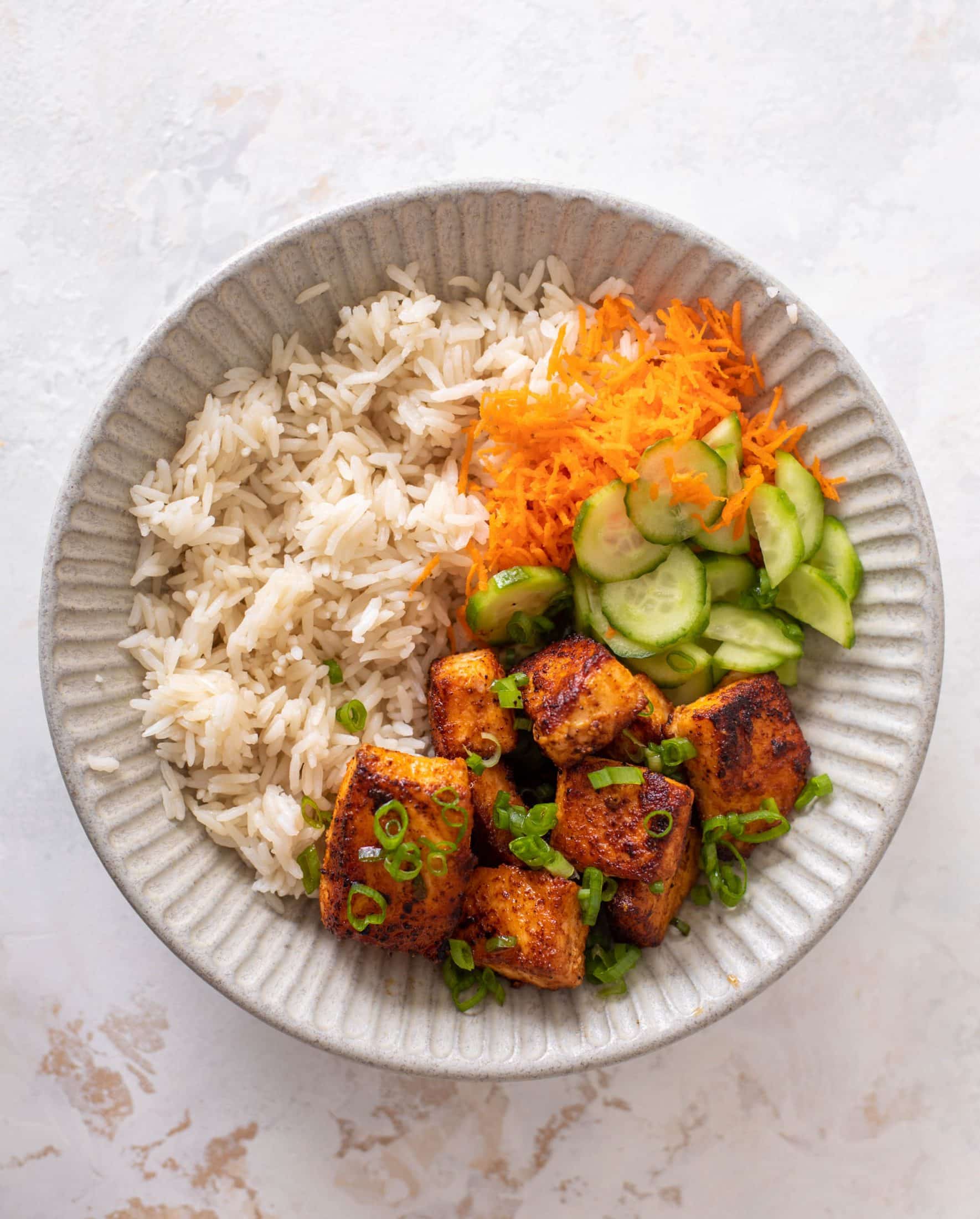 bang bang salmon bowls