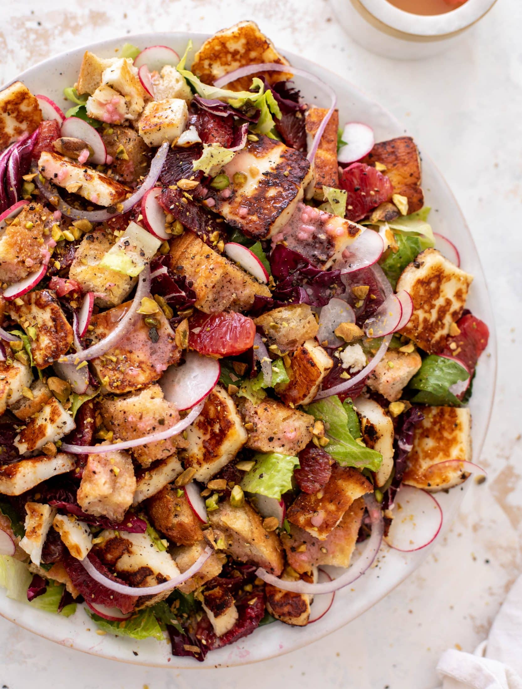 blood orange panzanella