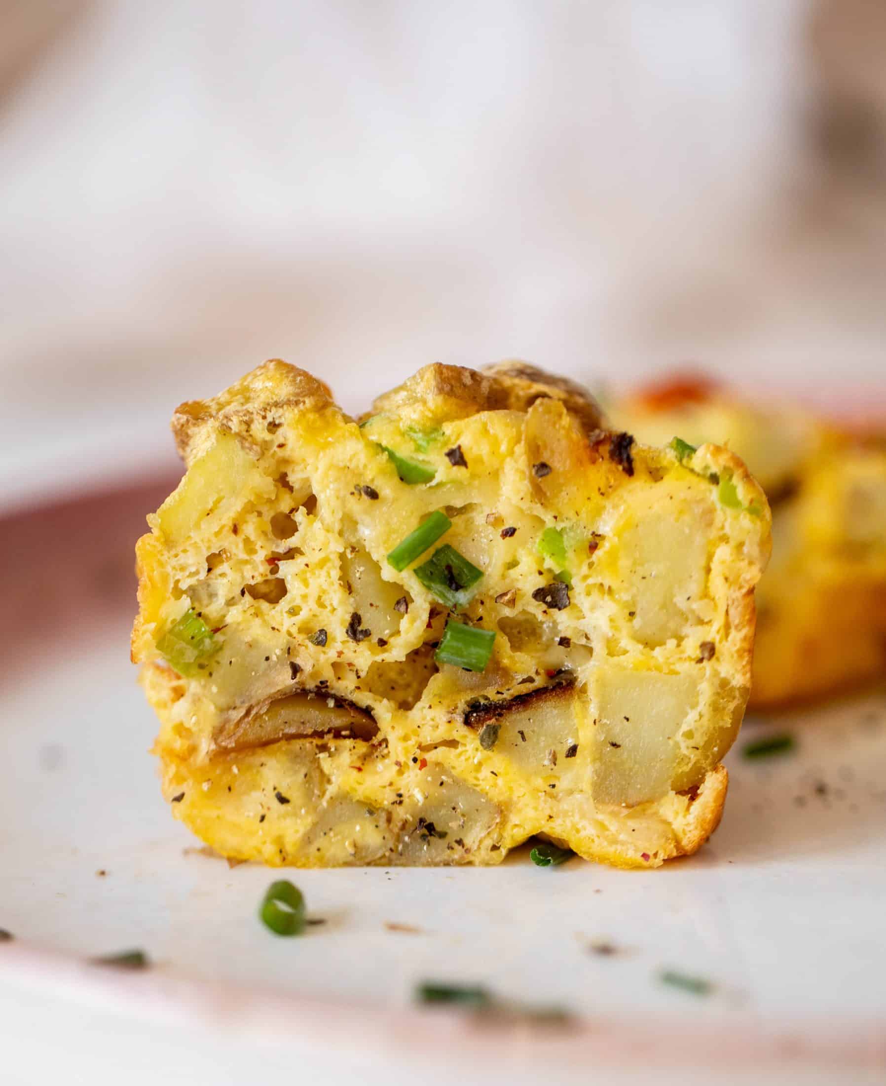 potato and egg souffle bites