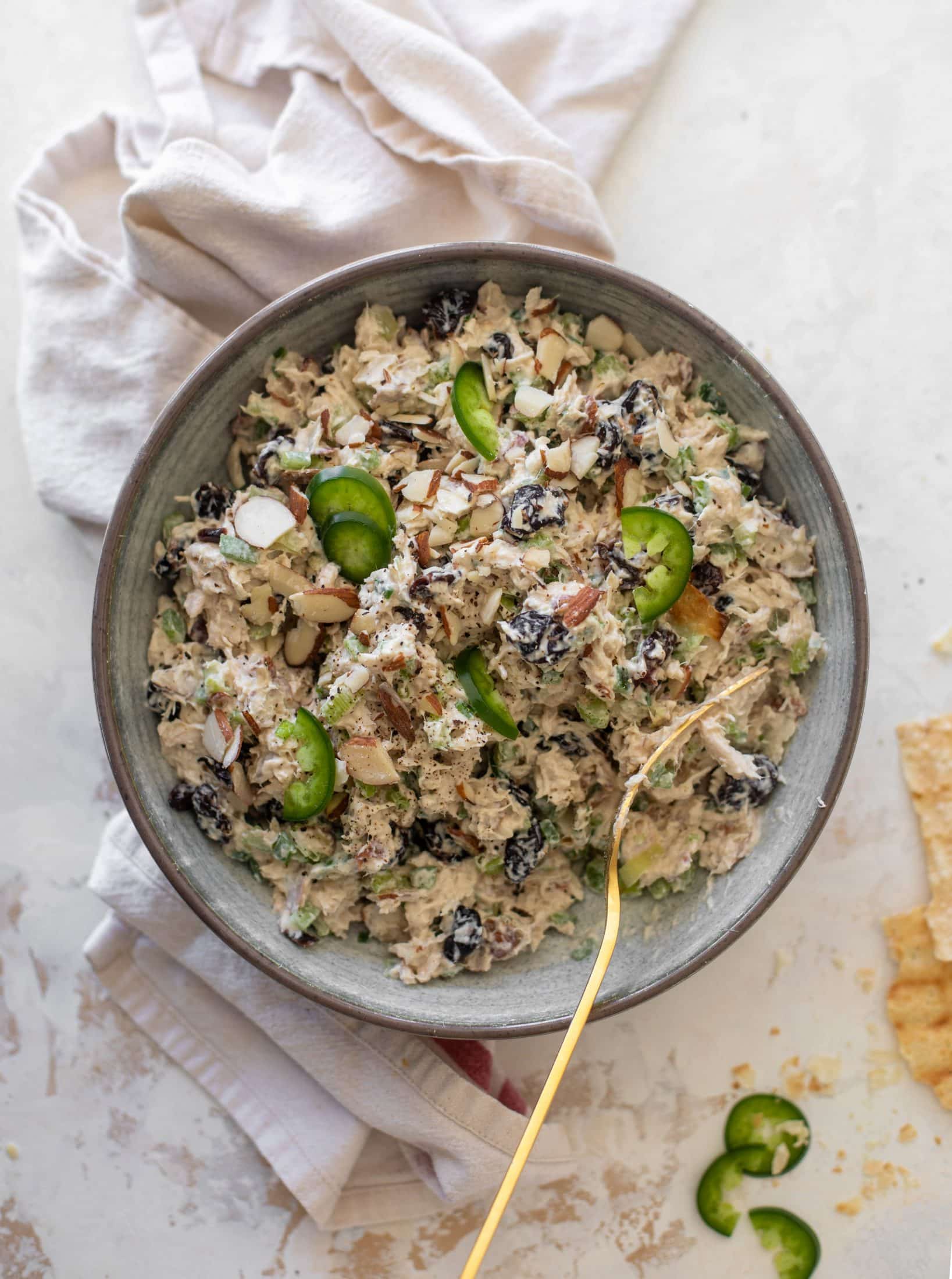 cherry jalapeno chicken salad