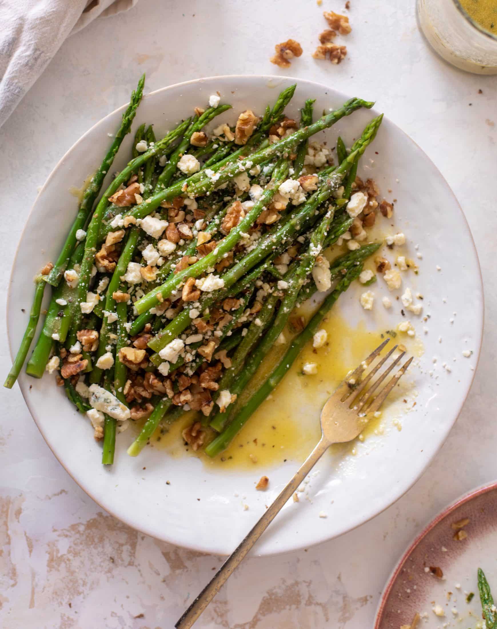 chilled asparagus crunch salad
