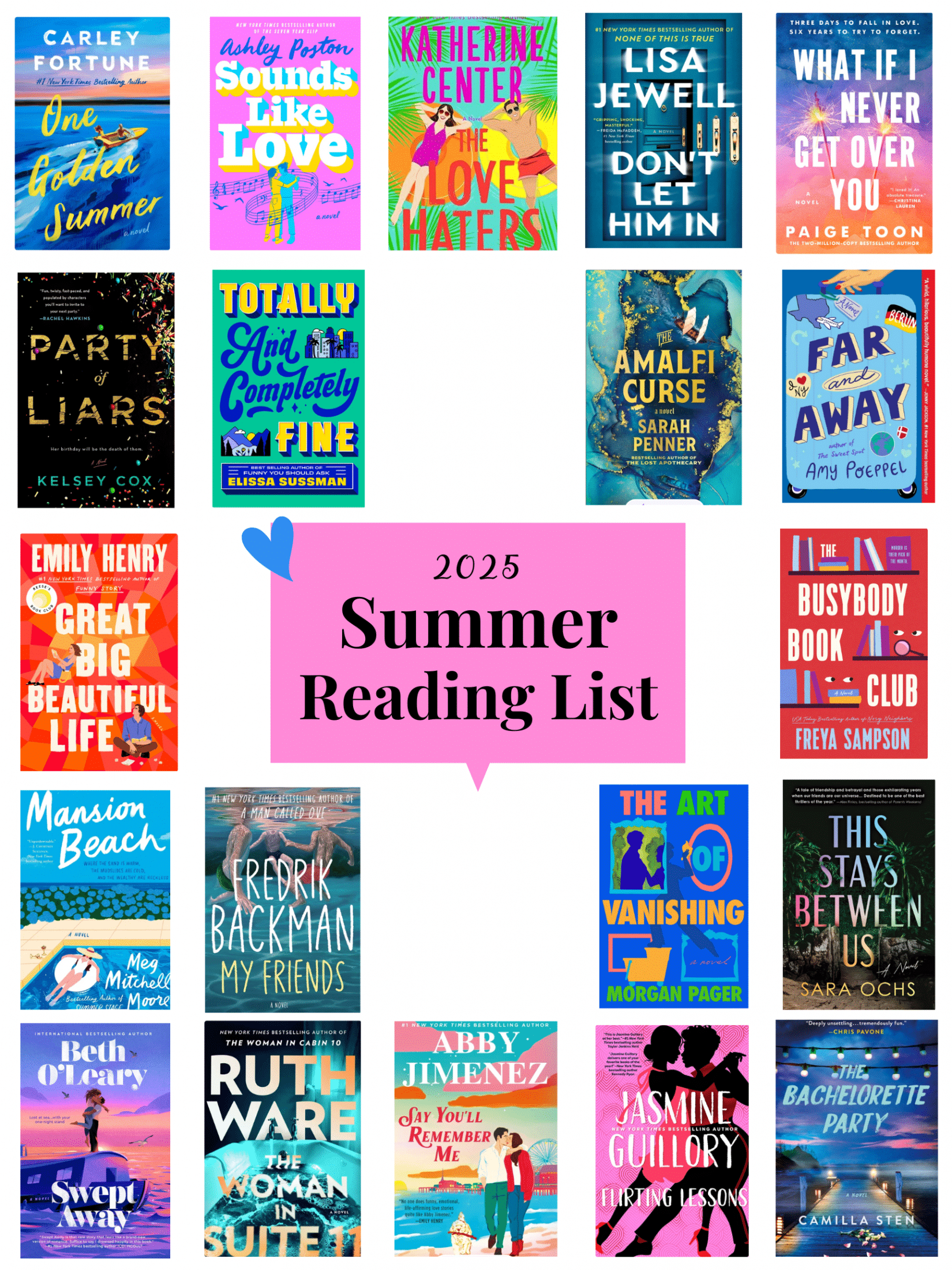 2025 summer reading list