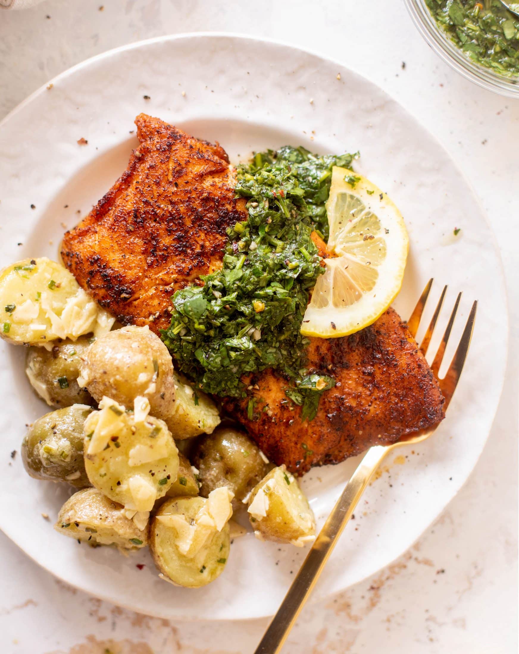 chimichurri salmon