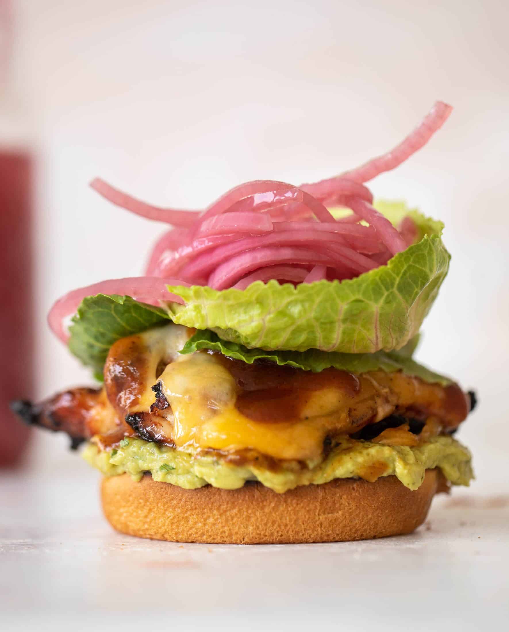 grilled BBQ chicken sandwiches