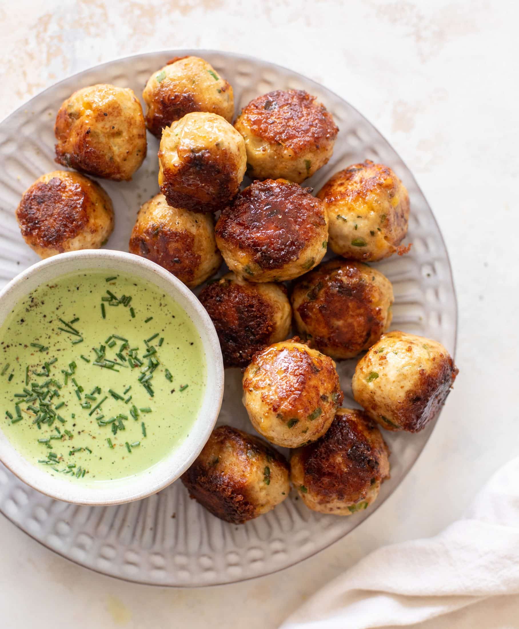 jalapeno cheddar chicken meatballs