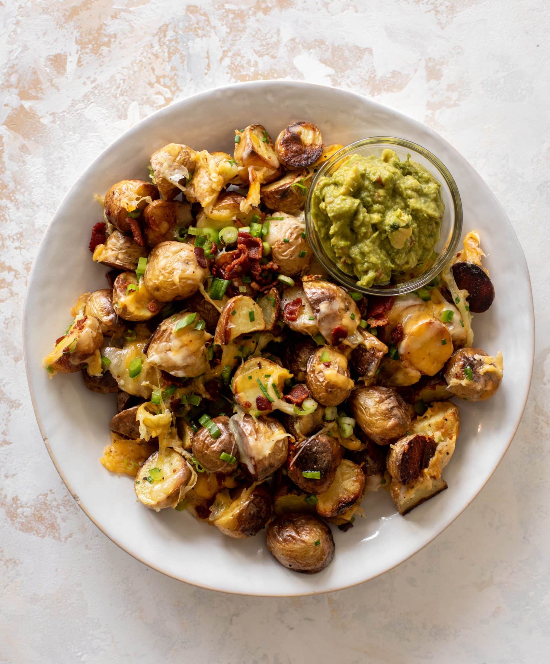 loaded grilled potatoes