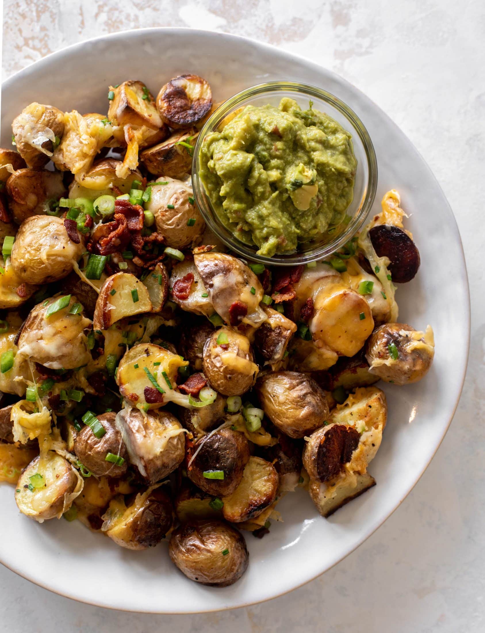 loaded grilled potatoes