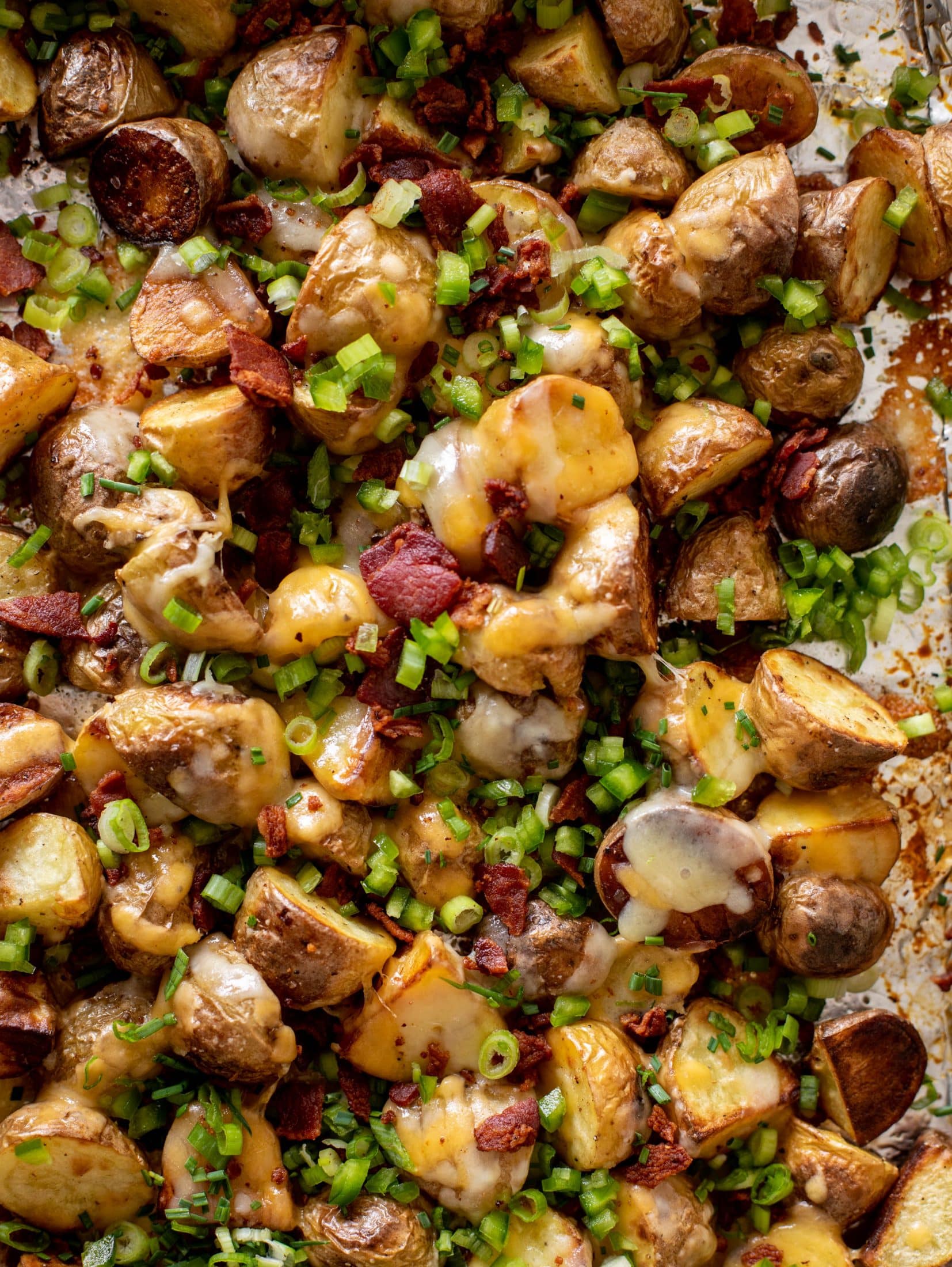 loaded grilled potatoes