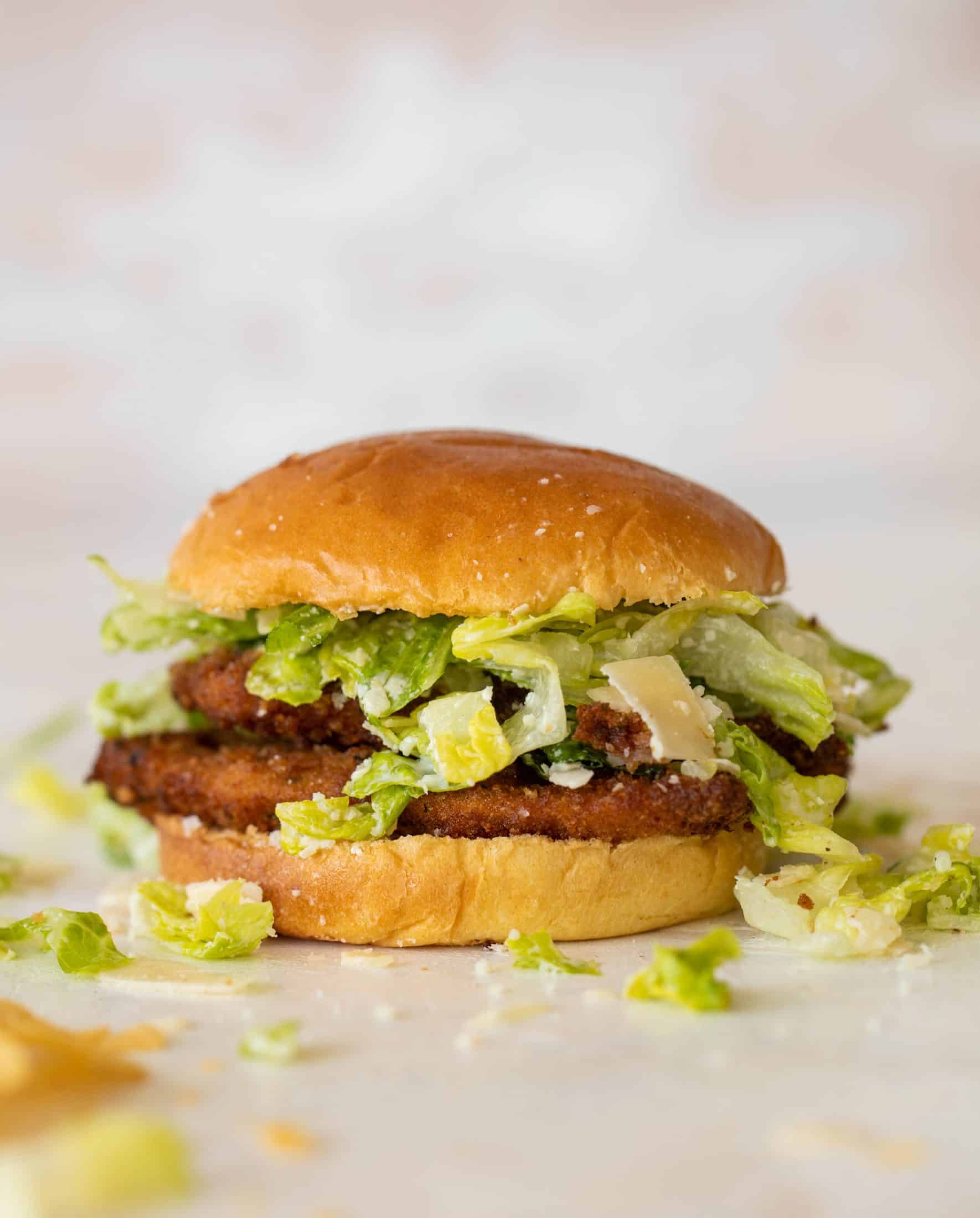 crispy chicken caesar sandwich