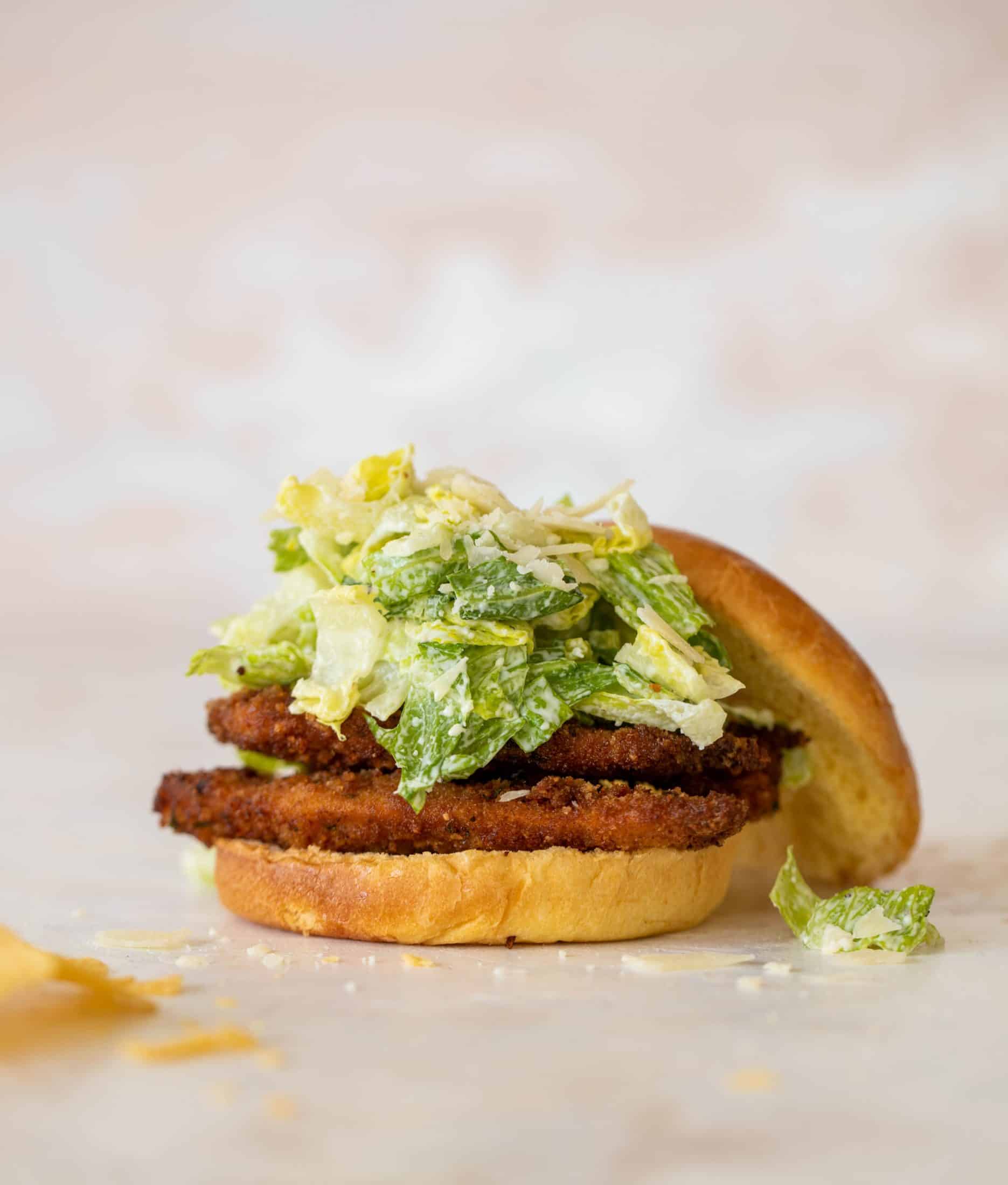 crispy chicken caesar sandwich