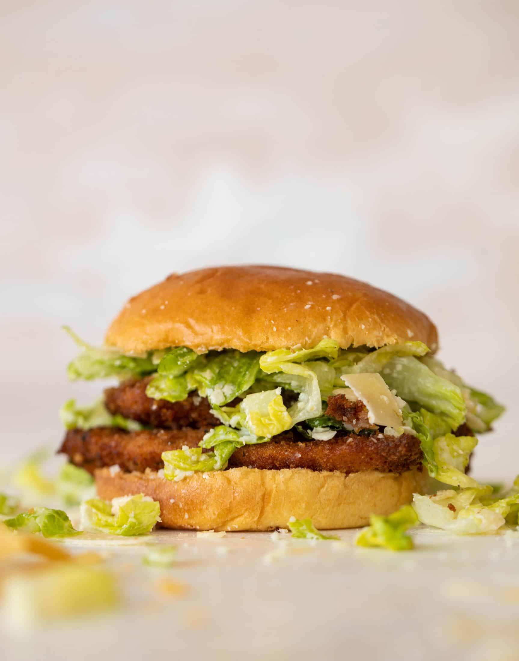 crispy chicken caesar sandwich