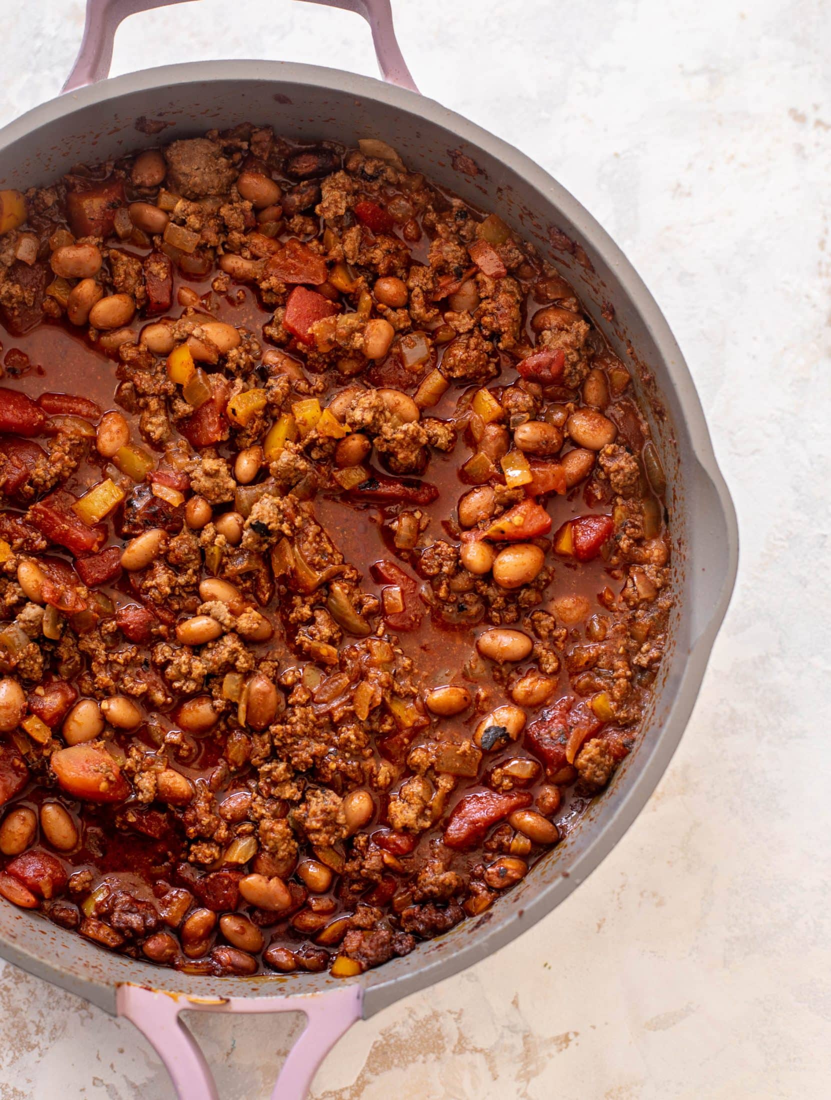 easy smoky skillet chili