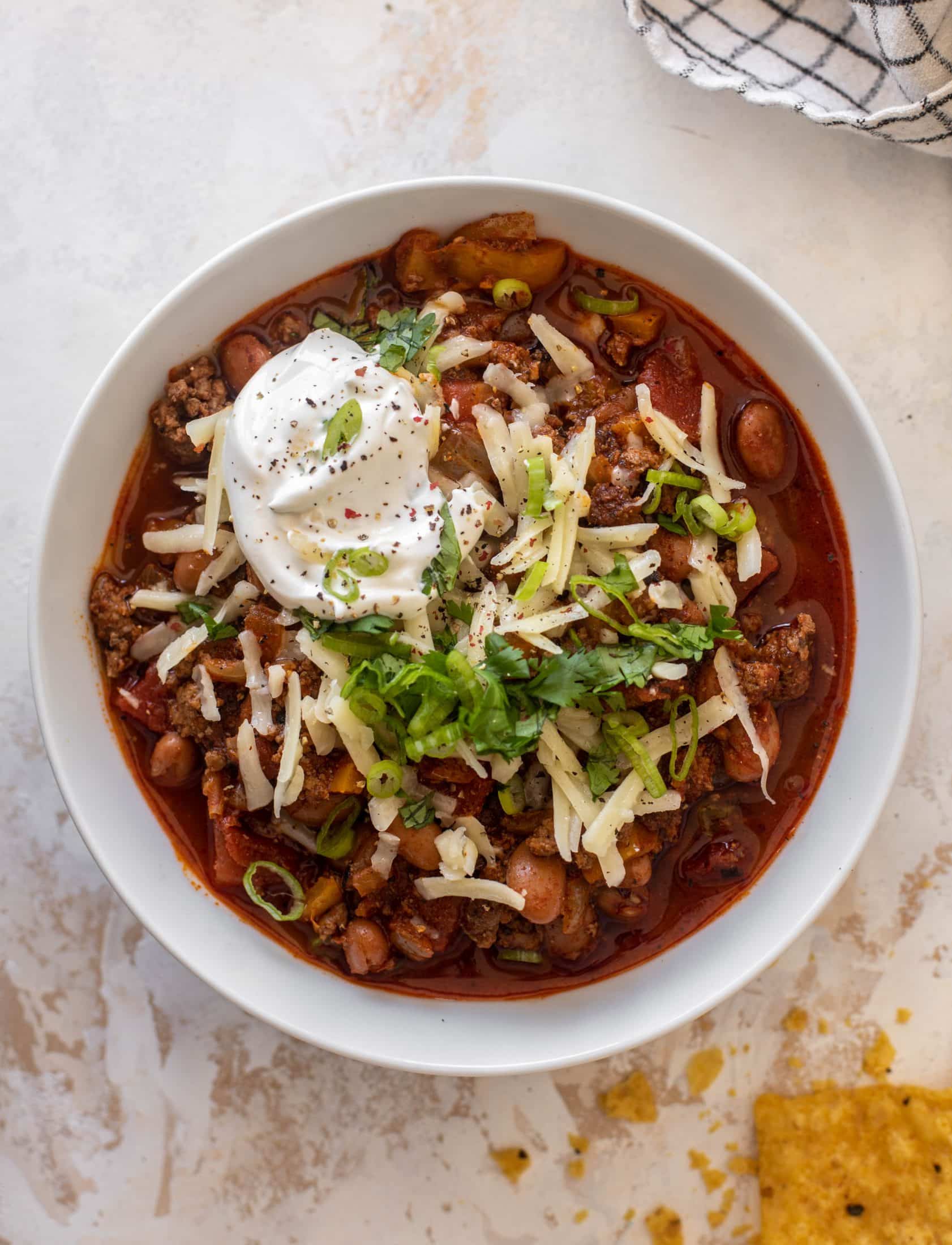 easy smoky skillet chili
