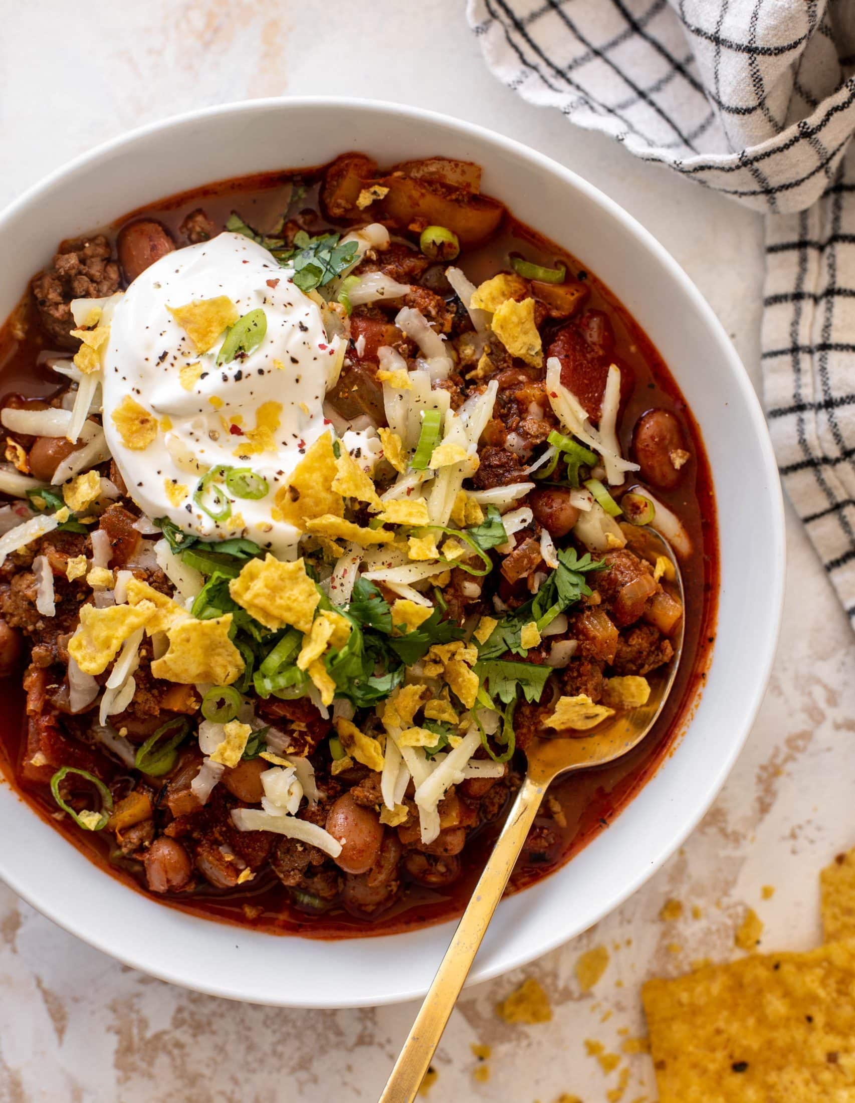 easy smoky skillet chili
