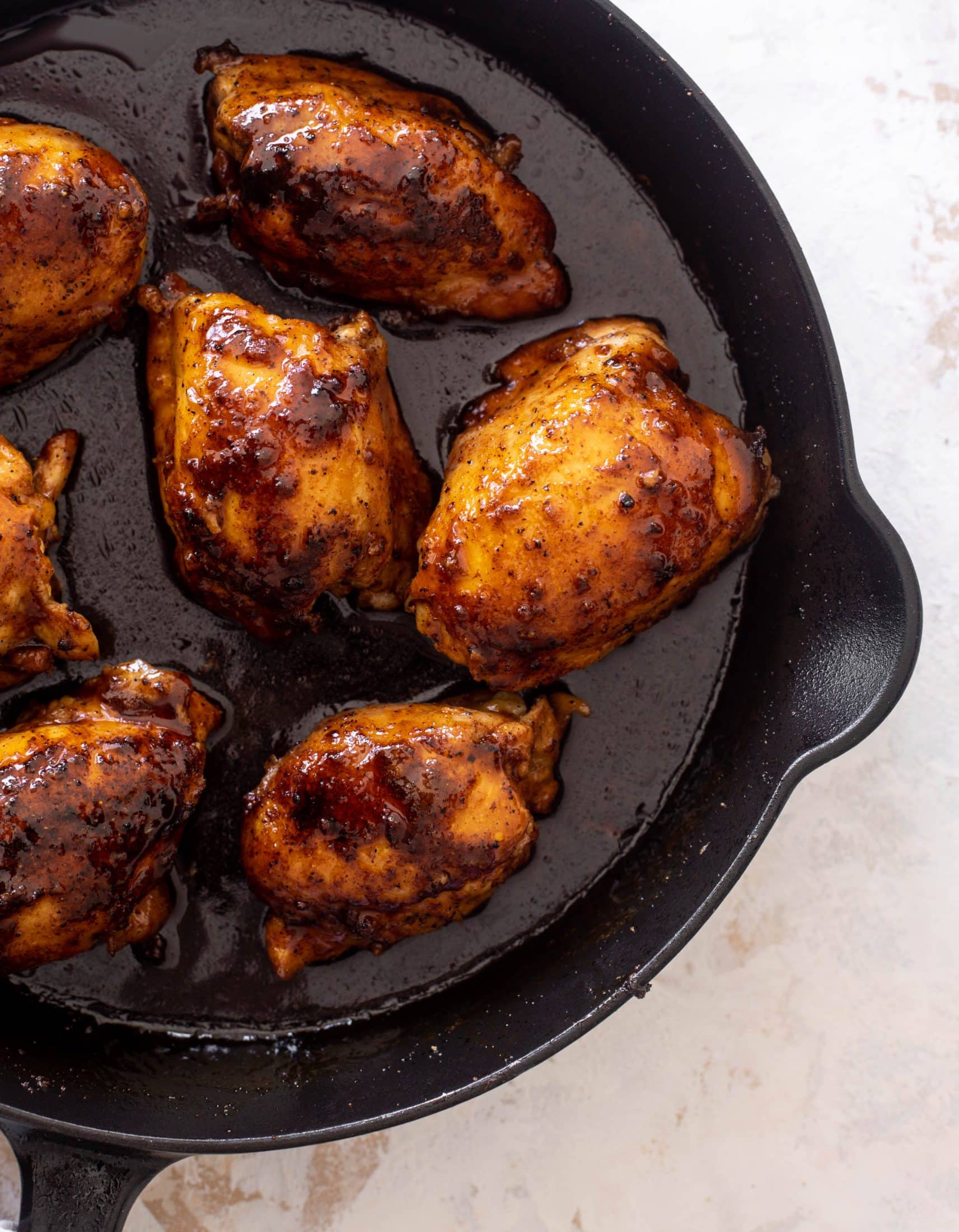 sticky apple cider chicken