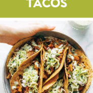 Hawaiian chicken tacos pin.