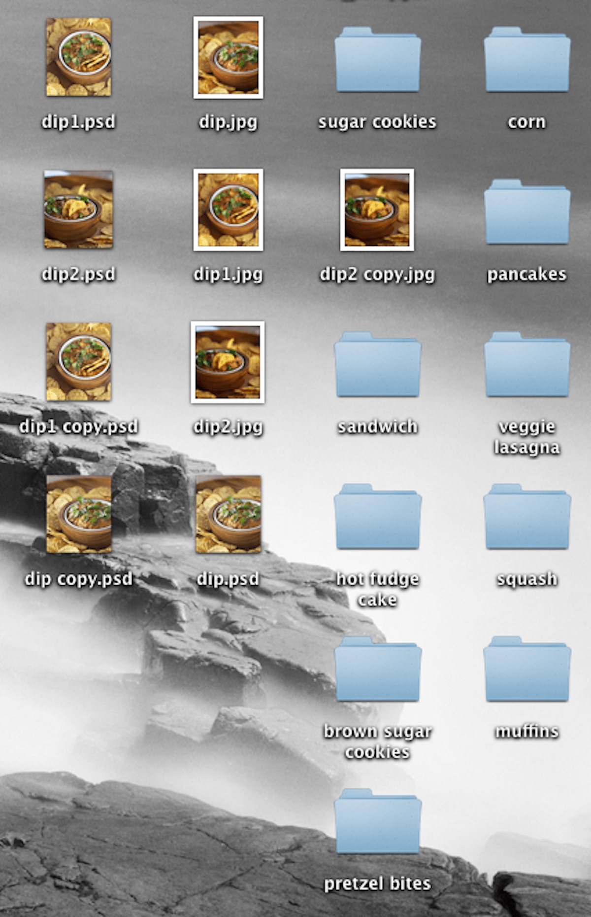 Desktop on a computer.